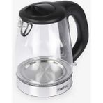 Şeffaf 1.7l Cam Kettle Beyaz, Şık ve Kullanışlı Mutfak Gereci - 1BW-Beyaz