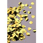 Şeffaf Balon İçi Gold Kalp Konfeti