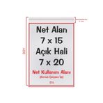 Şeffaf Bantlı Yapışkanlı Opp Jelatin Poşet 100'lü 7 x 15 + 5 CM