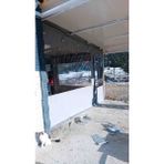 Şeffaf Branda Kış Bahçesi Balkon Perdesi. 0.80 mm şeffaf, 1100 çadır - 200-320