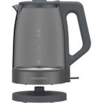 Şeffaf Cam Kettle, Işıklı, Beyaz, Pratik ve Şık Tasarım - 1BW-Beyaz