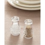 Şeffaf Cam Tuzluk ve Biberlik Seti, 4,7x8,2 Cm, Şık ve Kullanışlı Tasarım - Seçenek 1