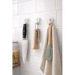 Şeffaf Cam Vantuzlu Askı Seti 16’Lı, 4 Cm X 4 Cm Kompakt Tasarım, 4 Cm Çap Güçlü Vakumlu Yapışma, Delme Vidalama Gerektirmez, İz Bırakmadan Sökülebilir, Banyo Mutfak Duş Camı İçin Uygun