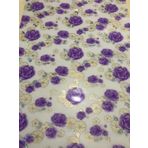 Şeffaf Desenli 80 cm X 150 cm 1.7 mm Kalın Pvc Kaymaz Masa Örtüsü