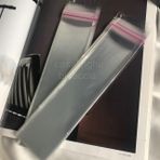 Şeffaf Jelatin Poşet 5x20 cm (Kapak payı dahil ölçü) Kendinden Yapışkanlı Bantlı OPP Torba Paketleme - 50 Adet