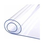 Şeffaf Kalın Masa Örtüsü 1.4 mm (KOKUSUZ) (GERÇEK KALINLIK) Örtü Koruyucu - 100 x 250 cm