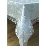 Şeffaf kaplama çakıl taşı buzlu cam silinebilir kaymaz pvc muşamba masa örtüsü Şeffaf 100 x 140