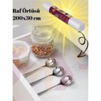 Şeffaf Kaydırmaz Raf Örtüsü, Çekmece Tezgah Dolap Içi Raf Buzdolabı Örtüsü 200X30 cm - 1 Adet