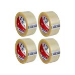 Şeffaf Koli Bandı, 45Mm Genişlikte, 100 Metre Uzunlukta, 4 Adet