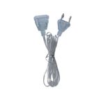 Şeffaf LED Işık Adaptör Kablo Fiş – 220V Priz Uyumlu Dekoratif Aydınlatmalar İçin (3 metre)