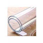 ŞEFFAF MASA ÖRTÜSÜ 1,7 mm 80 cm x 110 cm Kalın Pvc Kaymaz Masa Örtüsü Koruyucu 80 CM X 110 CM