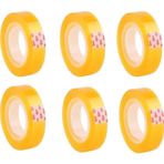 Şeffaf Para Bandı 30 Metre Selobant Bant - 6 Adet