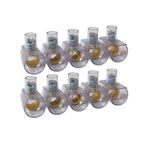 Şeffaf PC5 klemens bloğu (6 mm) - 2 adet/blister kart, elektrik bağlantıları ve güvenli bağlantılar için ideal.