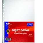 Şeffaf Poşet Dosya Kraf 5 Paket