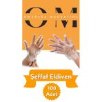 Şeffaf Poşet Eldiven 100'Lü 2* Paket (200 Adet) *Tek Kullanımlık
