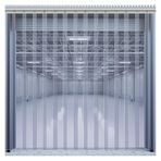 Şeffaf PVC Perde Vinil Plastik Yedek Parça Düz PVC Şeritler Depo Soğuk Hava Deposu için Uygun, Kurulumu Kolay (1,35 x 2,1 m)