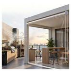 Şeffaf PVC Stor Perde ， şeffaf su geçirmez stor perdeler ， sundurma stor perdeler dış hava koşullarına dayanıklı ， kapalı veranda ， veranda için vinil perdeler(W95*H200cm/W37.4*H78.7in)
