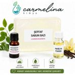 Şeffaf Sabun Bazı-Kahverengi Sabun Boyası-Vanilya Esansı