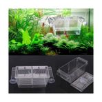 Şeffaf Stil Şeffaf Akvaryum Balık Tankı Çift Üreme Yavruluk Büyütme Kutusu Hatchery Fish & Aquatics Pet Supplies (Yurt Dışından) - 1