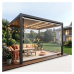Şeffaf su geçirmez stor perdeler , vinil stor perdeler , Ağır Hizmet Tipi Plastik Panjur , Pencere Kapısı Gazebo Yatak Odası Bölme Perdeleri , Şeffaf Bölme Perdesi(W145*H250cm/W57.08*H98.42in)