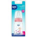 Şeffaf ve Şirin 125 ml Pembe Cam Biberon, Sağlıklı ve Güvenli Kullanım Için Ideal - Ahşap - Bej
