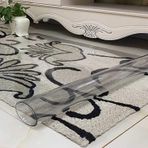 Şeffaf Yolluk Mat, Şeffaf Sert Zemin Sandalye Paspasları - Kalın 1,5 mm PVC Kaymaz Şeffaf Çalışma Masası Matı Parke, Fayans ve Laminat Zeminler için - Ofis ve Ev Kullanımı için Büyük Boyutlar