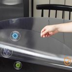 Şeffaf Yuvarlak Masa Koruyucu 1,3 mm Antibakteriyel PVC Mat Saten Kaplama 175 cm/69 inç Çaplı Dayanıklı Masa Örtüsü Çiziklere ve Dökülmelere Karşı Koruma için