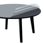 Şeffaf Yuvarlak Masa Örtüsü - Cam Masalar için Su Geçirmez Masa Koruyucu, Temizlemesi Kolay, Özelleştirilebilir, 1,5 mm Kalın, 165 cm/65 inç Yemek ve Ofis Masası Matı