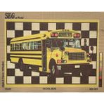 Seg de Paris Seg Baskılı Goblen 929 551 School Bus 45X60CM Tablo Pano