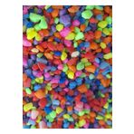 Sega Pet Akvaryum Renkli Taş Çakıl Dekoratif Taş Teraryum Saksı Taşı 2 Kg akdk5865486-65446556