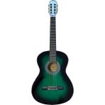 Segah Müzik Yeşil Gitar - 4/4 Boy Öğrenci Gitarı Kılıf ve Pena Hediye !