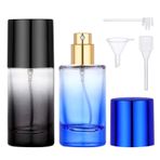 Segbeauty 7oz Seyahat Kolonya Püskürtücü, Parfüm Sprey Şişeleri Doldurulabilir, Kadınlar için 2 adet 20ml Boş Parfüm Şişesi, Erkekler için Karışık Renkli Kolonya Atomizer, Parfüm için Taşınabilir Mini