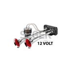 Seger 12V 2 Borulu Krom Kompresörlü Korna Fala Fala 15A-20A Akım 110/115DB 85KH012
