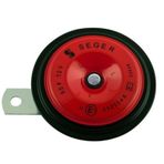 Seger 12V Didit Korna 335 Hz Kalın Ses Kırmızı 91 Mm