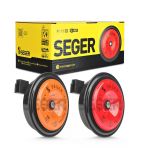 Seger-50F Midi Disk Korna 12V (Didit),Kalın-İnce Ses Takım,Jpt Soket(Dacia, Reno,Citreon,Peugeot)