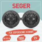 Seger 70E 12 V 390 320 HZ 118 DB Süpersonic Korna