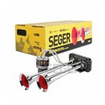 Seger 85kh fala fala kompresörlü korna 12volt krom borulu melodili