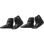 Segolike 2x% 90 Aşağı Patik Botlar Ayakkabı Terlikleri Kadınlar Erkek Erkekler Sırt Çantasıyla Ev Yatak Odası Oturma Odası Kullanımı (Yurt Dışından) - Siyah