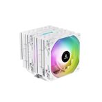 Segotep Fz6 Pro Beyaz 2X120MM Kule Tipi Işlemci Soğutucu (Lga 1700 ve Am5 Uyumlu)