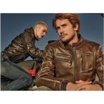 Segura Devon Bufalo Derisi Motosiklet Montu - Kahverengi - 3XL - Haki