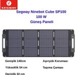 Segway Ninebot Cube SP100 100 W Güneş Paneli - GÜCÜ 100 WATT