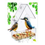 SeHa Design Seha Pleksi Akrilik Şeffaf Kuş Yemliği Vakumlu 3 Mm 15cmx 6,5cm X 13,5cm