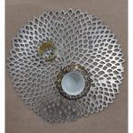 Sehara Amerikan Servis/suppla/masa Örtüsü - 4obcm - 12 Parça - 40 x 40 cm - Gümüş