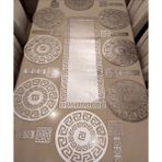 Sehara Runner - Amerikan Servis - 8 Kişilik Takım - 25 Parça - Suni Deri - 33 x 100 cm - Gümüş