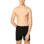 Seher 2 Adet Siyah Renk Paçalı Boxer Siyah XL