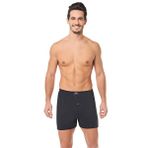 Seher 2 Adet Siyah Renk Penye Boxer