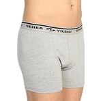 Seher-3'lü Seher Erkek Elastan Boxer-Gri-XXL
