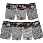 Seher 4 Adet Seher Yıldızı Desenli Boxer / Külot Erkek - Çok Renkli