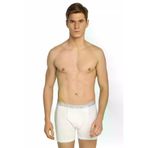 Seher 6 Adet Beyaz Renk Likralı Boxer BRWEZDSL1R041