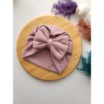 Seher Bebe Butik Kız Bebek & Çocuk Renkli Fiyonklu Bone - Gül Rengi